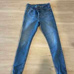 Levi's Women's Blue Skinny Jeans
